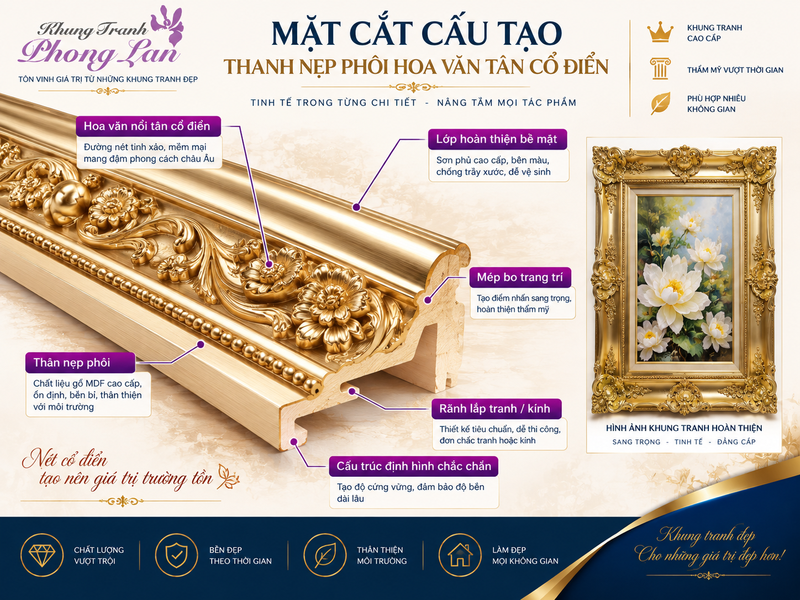 khung tranh đẹp đạt chuẩn chuyên môn