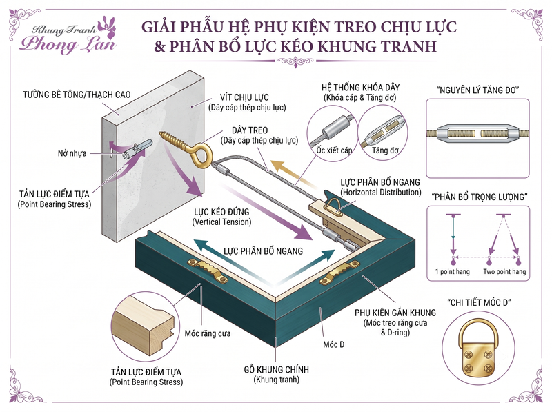 khung tranh treo tường đẹp